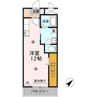 クレール静【2階】の間取り