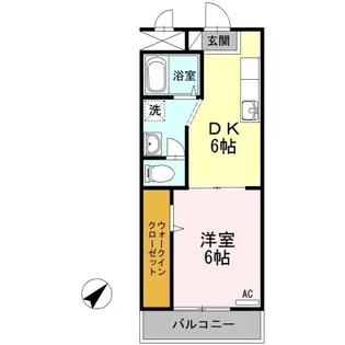 クレール静【3階】の間取り