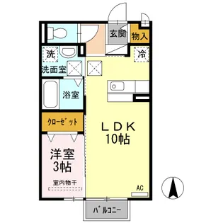 スプルース順【1階】の間取り