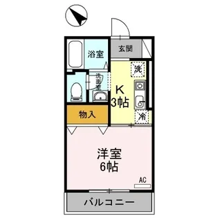 セジュール セト【1階】の間取り