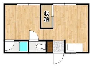 兼俊アパート【3号室】の間取り