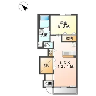 エスパース【1階】の間取り