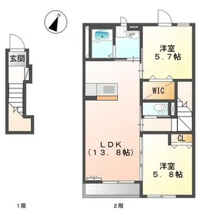桜SK【2階】の間取り