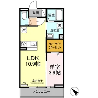 グランブリス【2階】の間取り