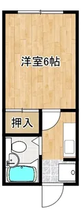 昇雲荘【105号室】の間取り