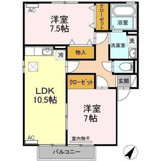 グリーンヒル.【1階】の間取り