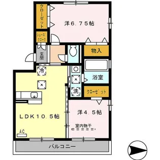 ドゥマンソレーユ.【1階】の間取り