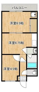 シンセリティ小串【202号室】の間取り