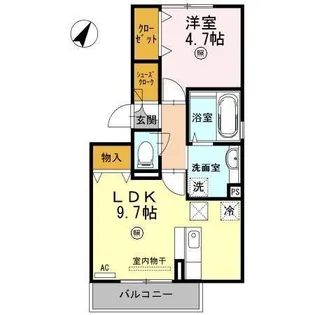 エミネンス.【101号室】の間取り