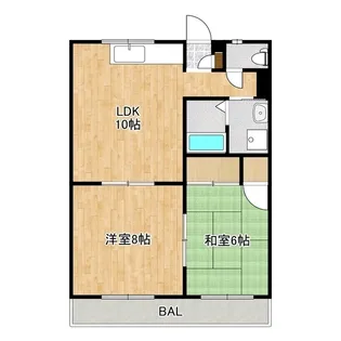 レジデンスシンシア【301号室】の間取り