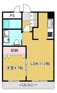 セントレジス医大通り【1402号室】の間取り