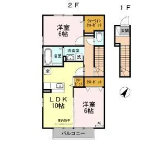 エマーブル.【205号室】の間取り