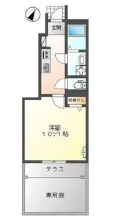 cherry・blossomⅡ【1階】の間取り