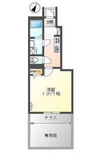 cherry・blossomⅡ【1階】の間取り