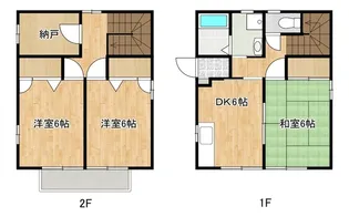 ベルコート泉【A号室】の間取り