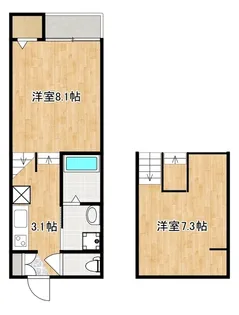 カテリーナ神宮前【2021号室】の間取り