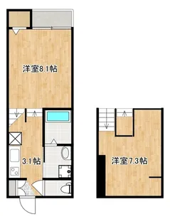 カテリーナ神宮前【2013号室】の間取り