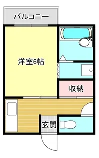 日吉ハウス【1階】の間取り