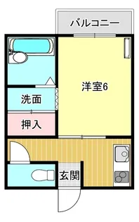 日吉ハウス【207号室】の間取り