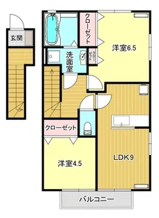 コンフォール【2階】の間取り