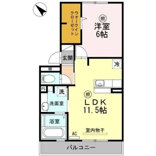 フェリックス【301号室】の間取り