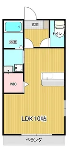 サンヴィレッジ黒川B【201号室】の間取り