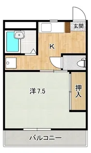 サンテラス神出【102号室】の間取り