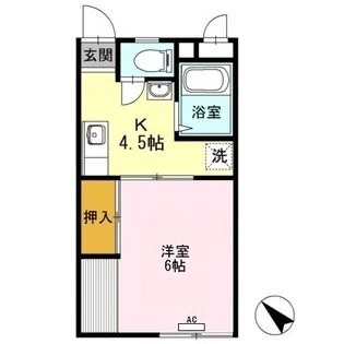 コーポ瀬戸【2階】の間取り