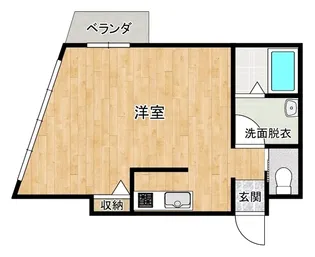 めぞん南小串【201号室】の間取り