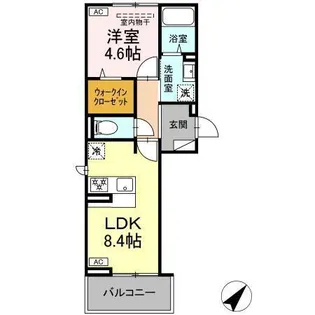 ポポンタ ミュー【3階】の間取り