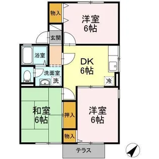 3DKの間取り画像