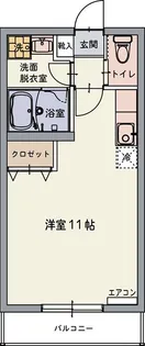 ラテラスⅠ【303号室】の間取り