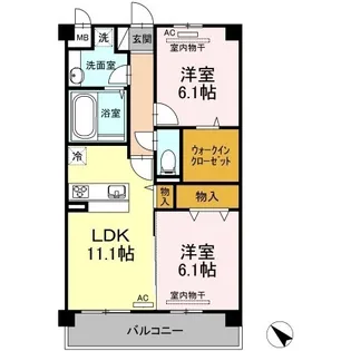 ソフィアいずみ【3階】の間取り