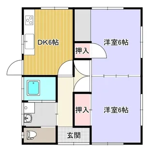 山口県山口市大内千坊1丁目【一戸建】の間取り