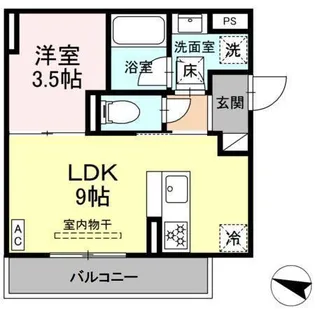 ディアライズ春日町 A棟【3階】の間取り