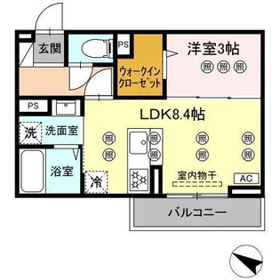 サンガーデン新山口 A【2階】の間取り