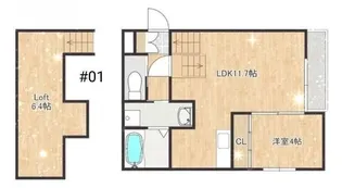 LFB APARTMENT宮島町 【2階】の間取り