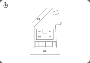 ヴィラ・メルベーユ【1階】の外観
