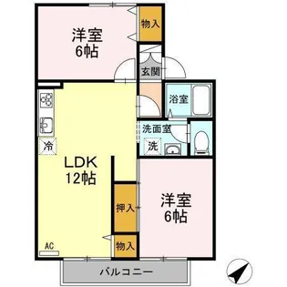 パークサイド吉敷 B棟【B201号室】の外観