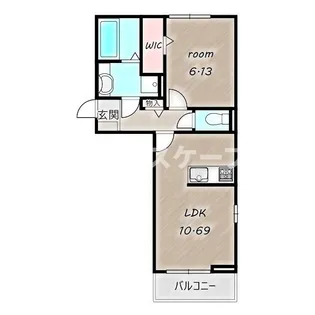 エクシブ前橋 A【3階】の間取り