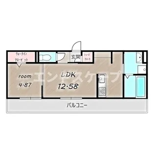 グランメールC【1階】の間取り
