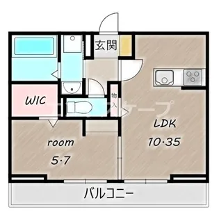 カーサ リン【1階】の間取り