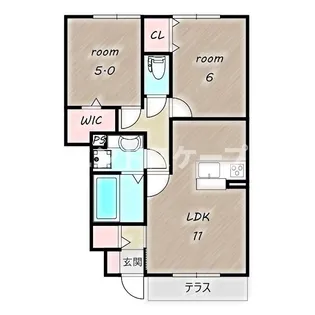 フェリーチェ C【1階】の間取り