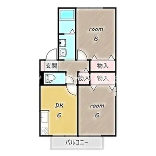 サニーウェル清里A【1階】の間取り