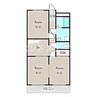 東原マンション【202号室】の間取り