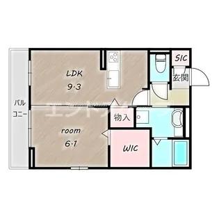 Maisond'Erable【2階】の間取り