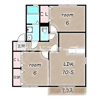 グランディールMⅢ【1階】の間取り