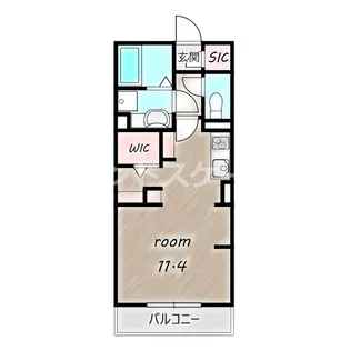 ロイジェントイン前橋【2階】の間取り