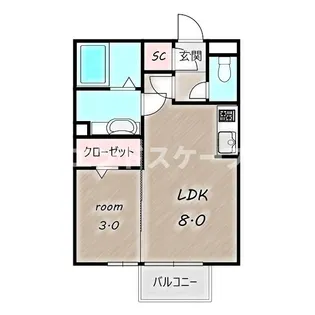 スピネル【1階】の間取り