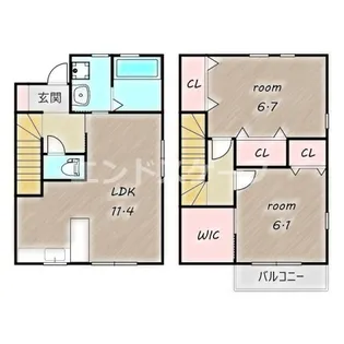 アスティル Cの間取り